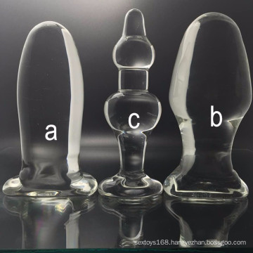 High Quality Sex Toy Glass Anal Plugs for Woman